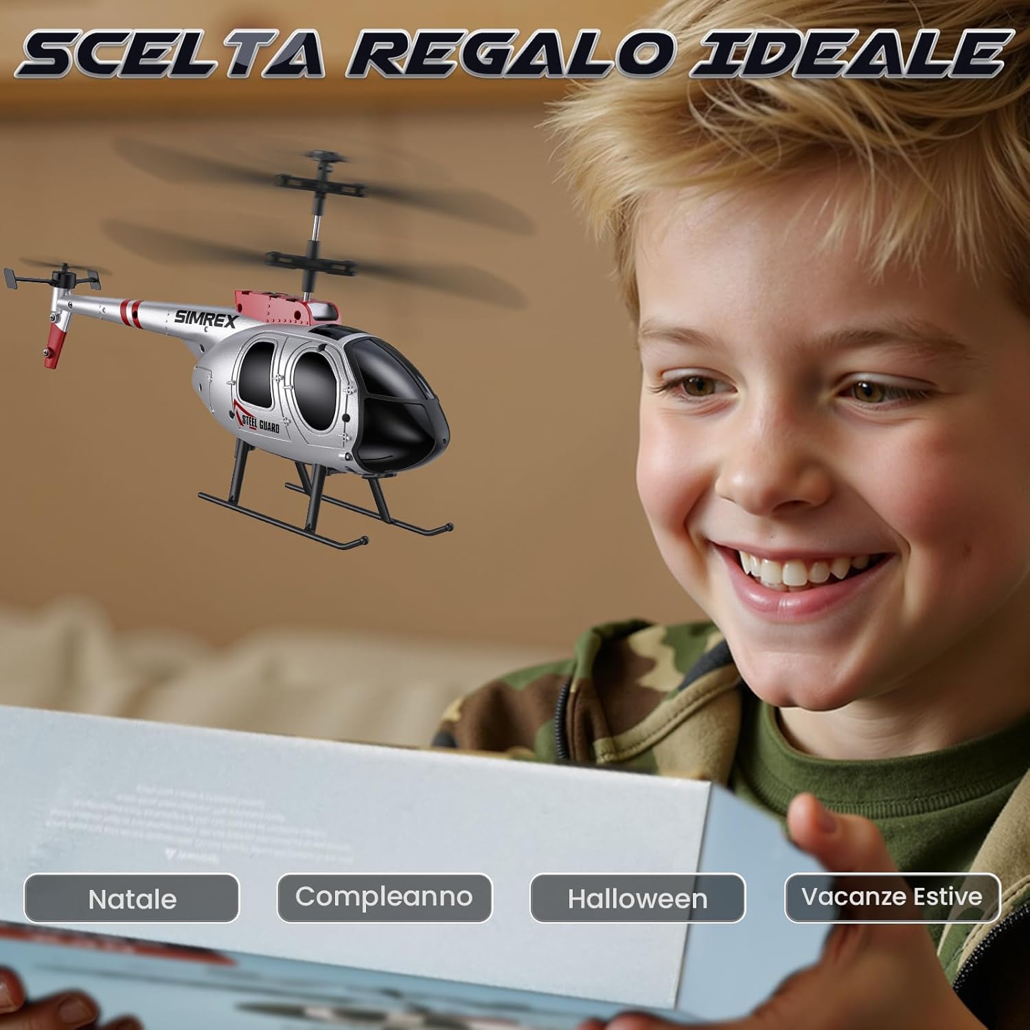 SIMREX Elicottero Telecomandato 2.4 GHz 20 Minuti di Volo - immagine 8