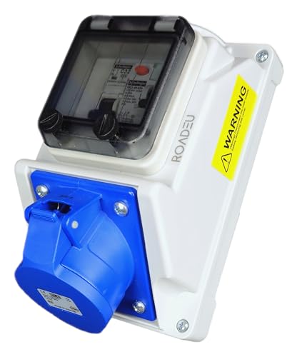 Roadeu - Presa CEE 32A e Interruttore Differenziale