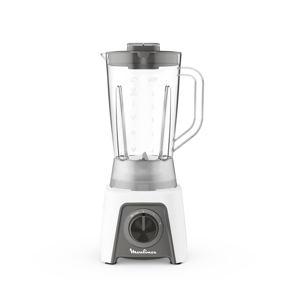 Moulinex Blendeo + Frullatore Elettrico 450W 1.5L, Bianco