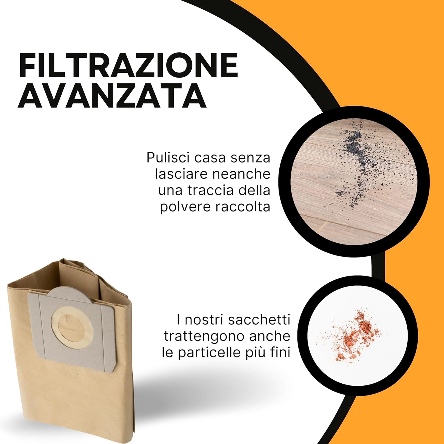 RW 4 sacchetti per bidoni confezione da 5 sacchi carta - immagine 4