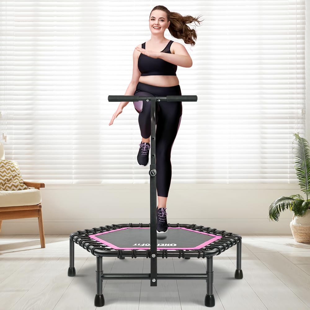 Onetwofit Trampolino Fitness 107/114cm per Adulti