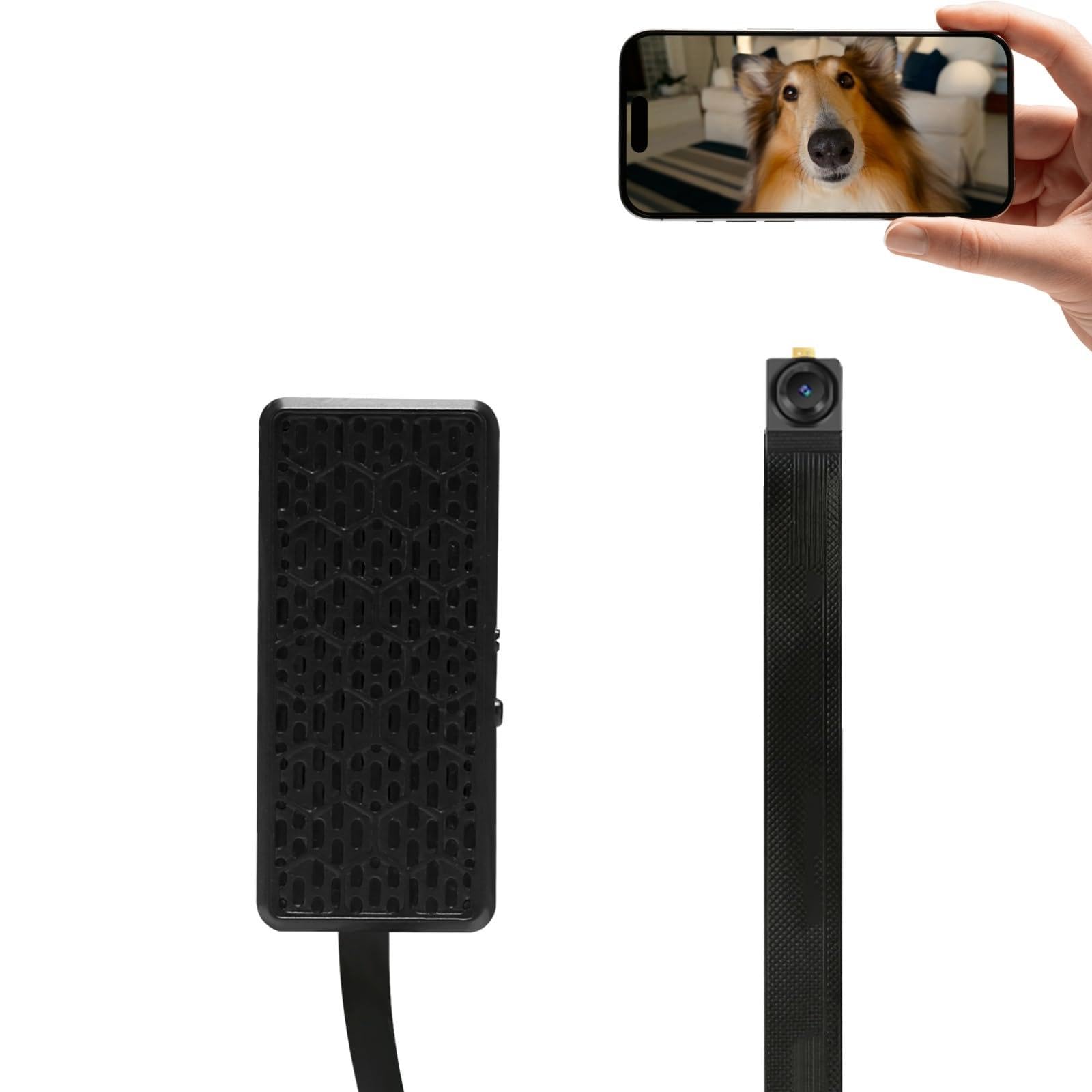 WIWACAM 2K WiFi Camera, 800mAh Batteria, Slot per Scheda MicroSD