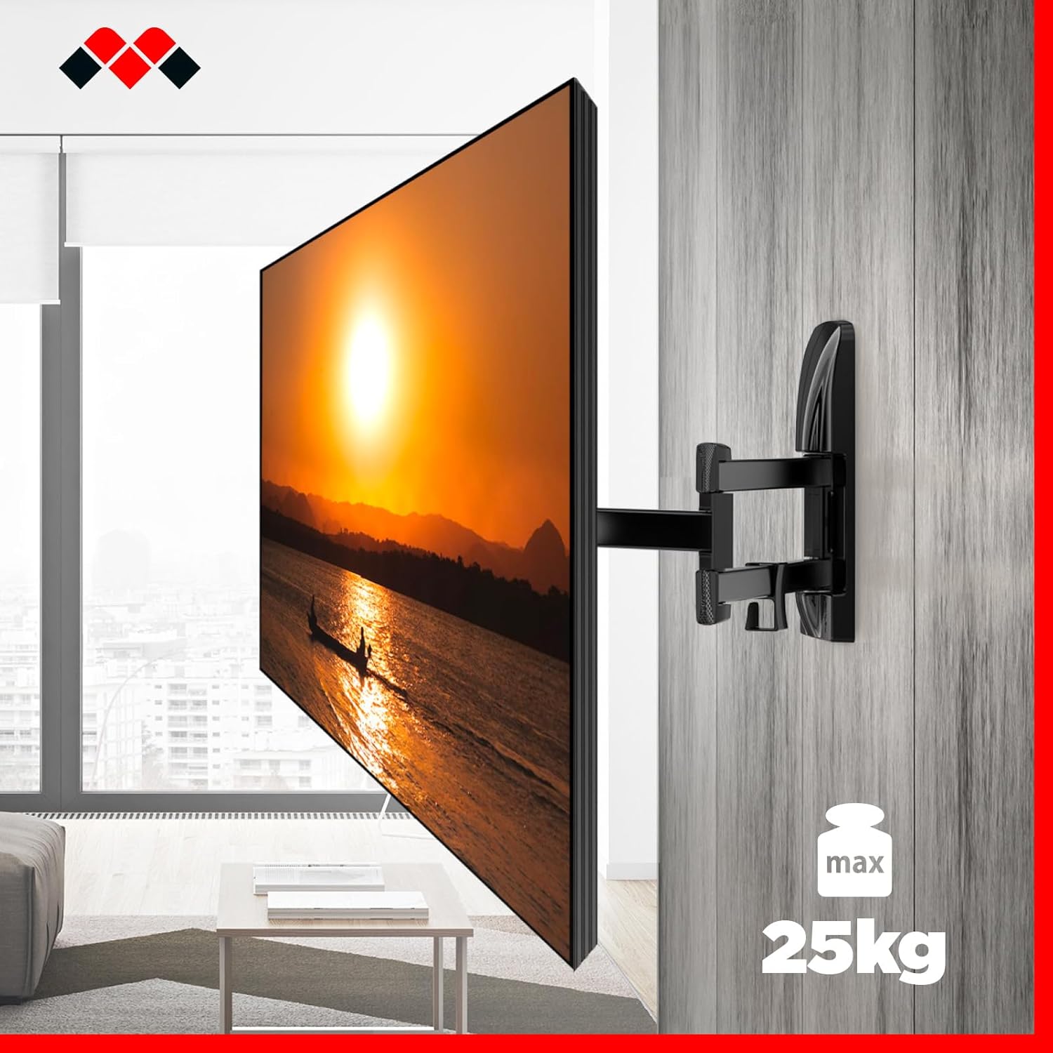 Meliconi SPACE SYSTEM FULLMOTION 200 - Supporto TV Parete - immagine 6