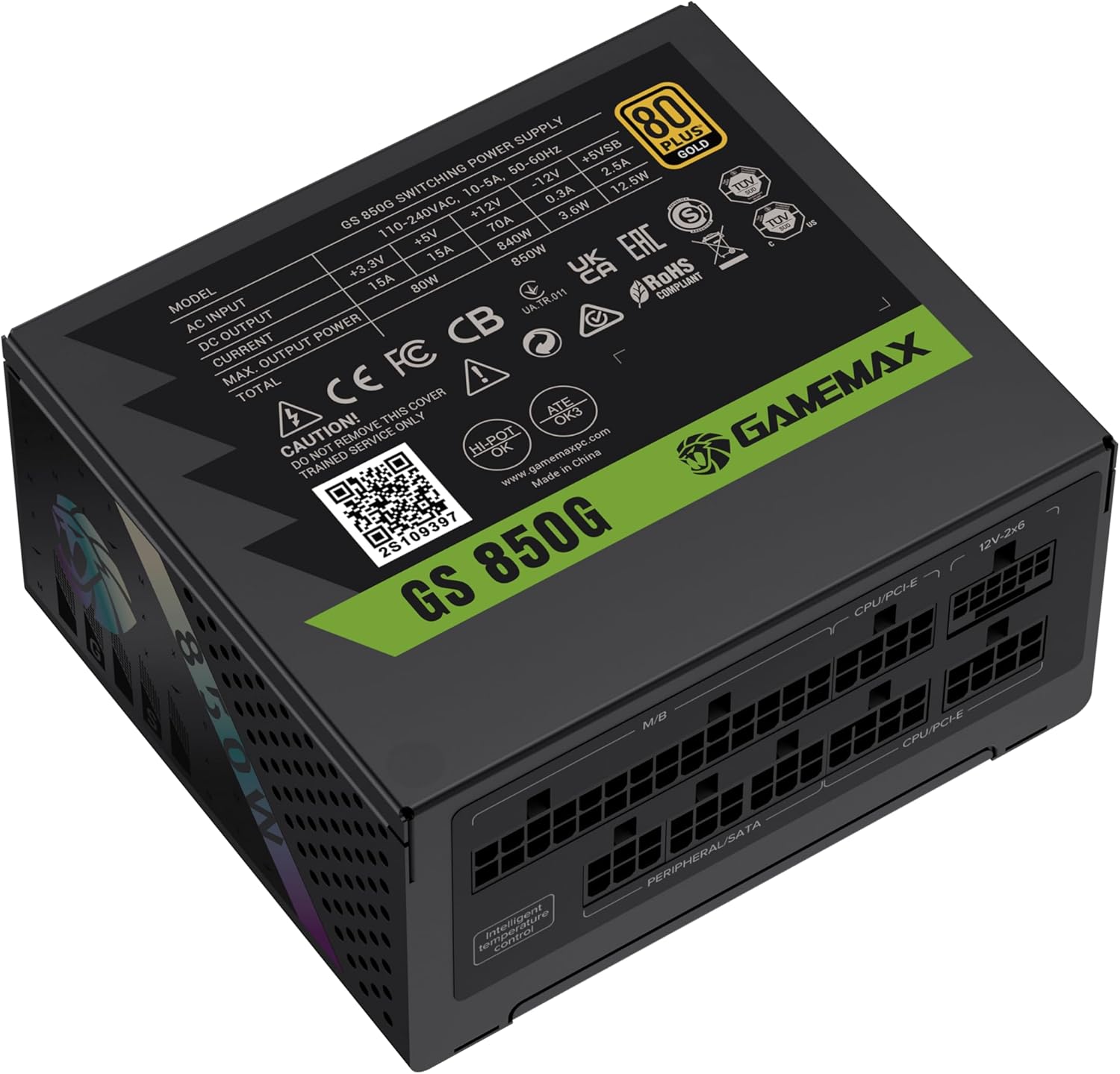 Gamemax GS-850G SFX - Alimentatore PC 850W Full Modular - immagine 4