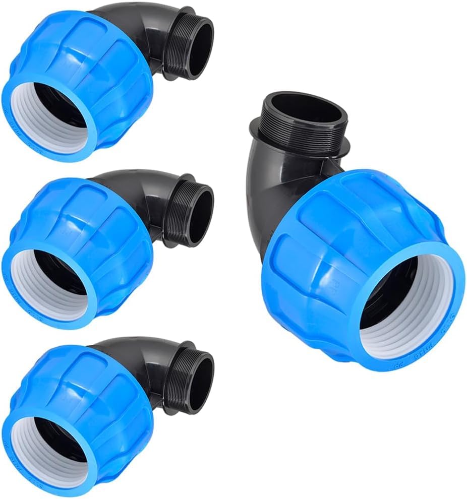 RP RIEGOPRO - Gomito Maschio in Polietilene 90°