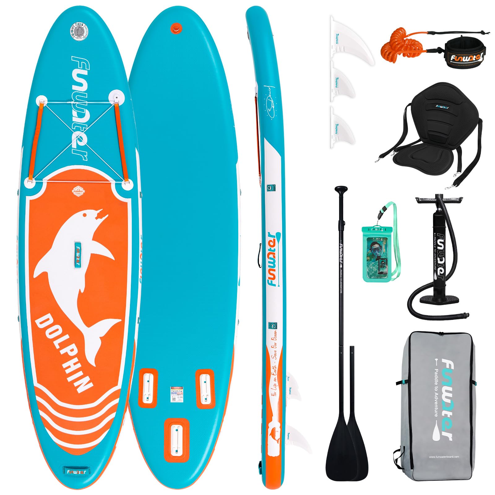 Funwater Tavola da Surf Gonfiabile SUP Completa