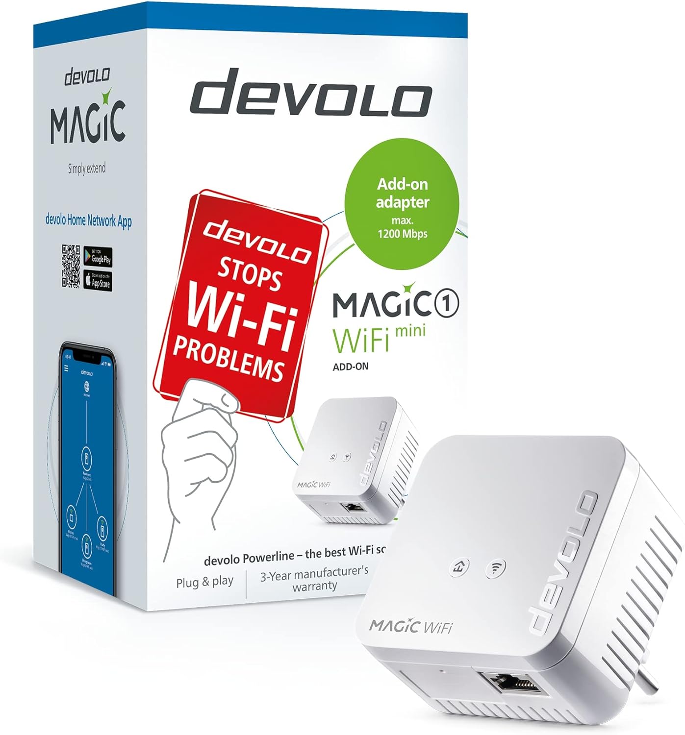 Devolo Adattatore Powerline Mini Compact WiFi Magic 1 - immagine 2