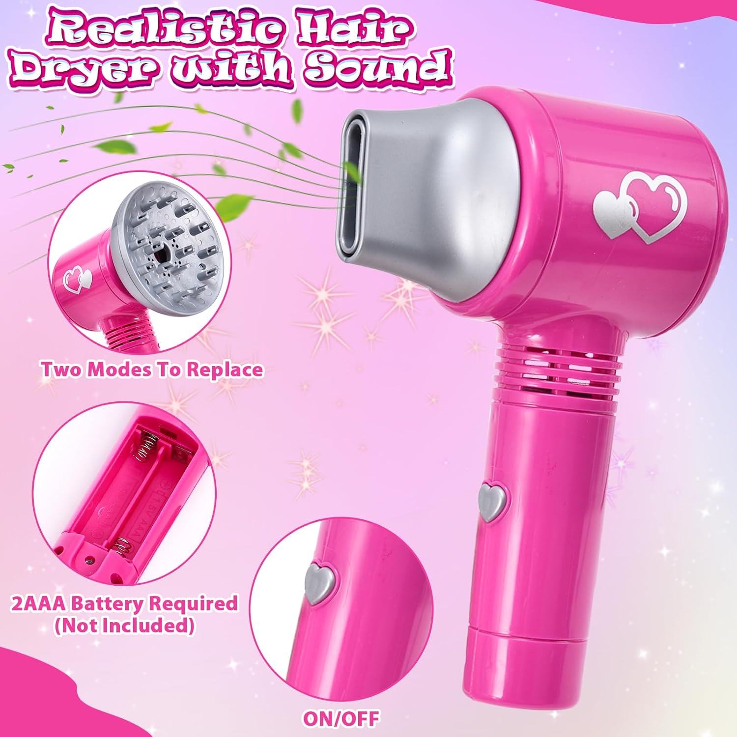 Set Parrucchiera Bambina con Accessori e Valigetta - immagine 3