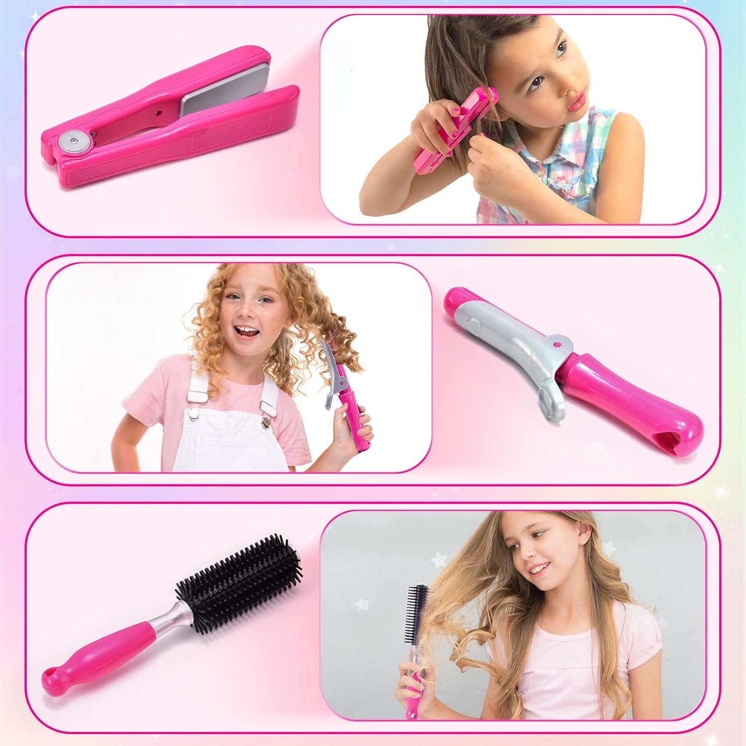 Set Parrucchiera Bambina con Accessori e Valigetta - immagine 5