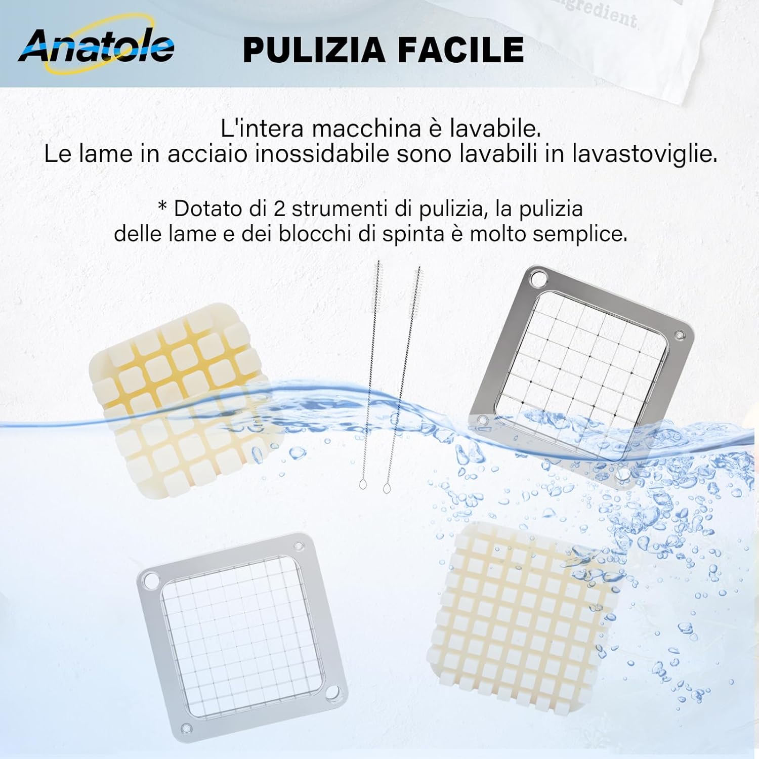 Anatole Tagliapatate Professionale con 3 Lame - immagine 6