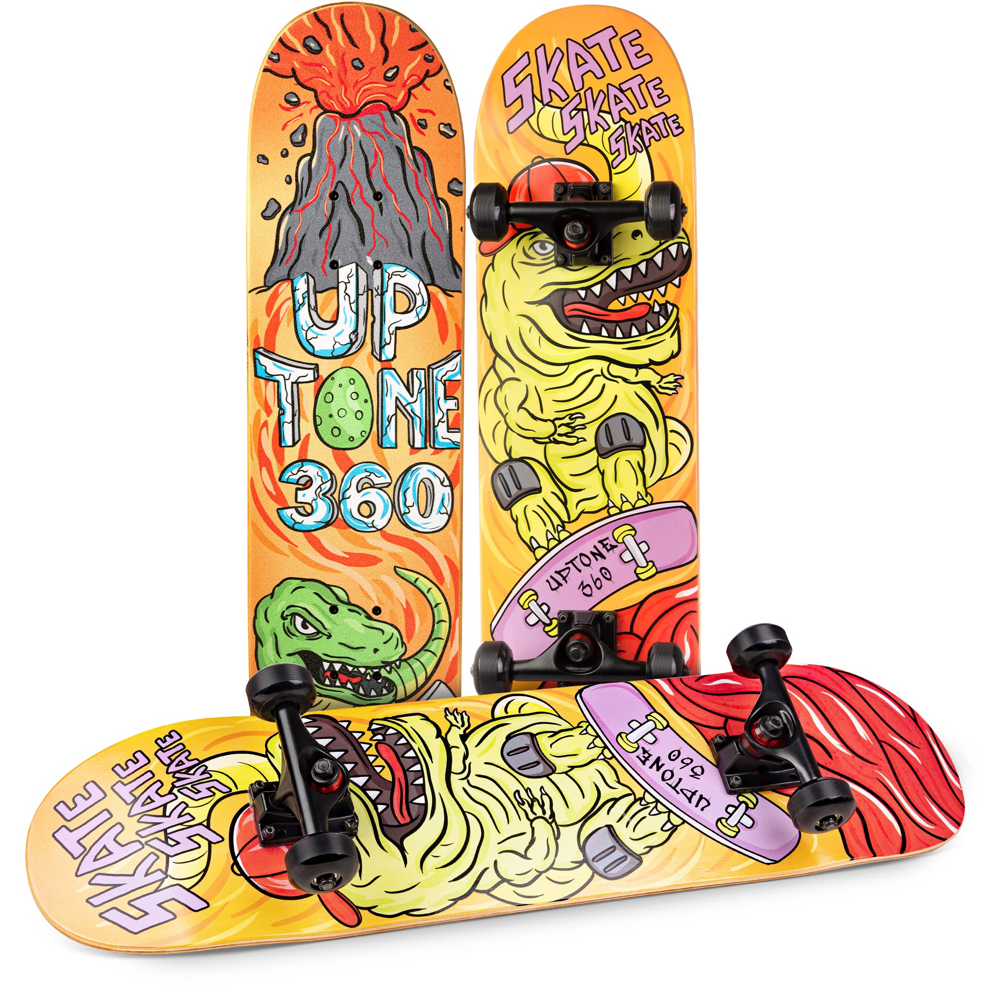 Uptone360 Skateboard per Bambini 6-14 Anni