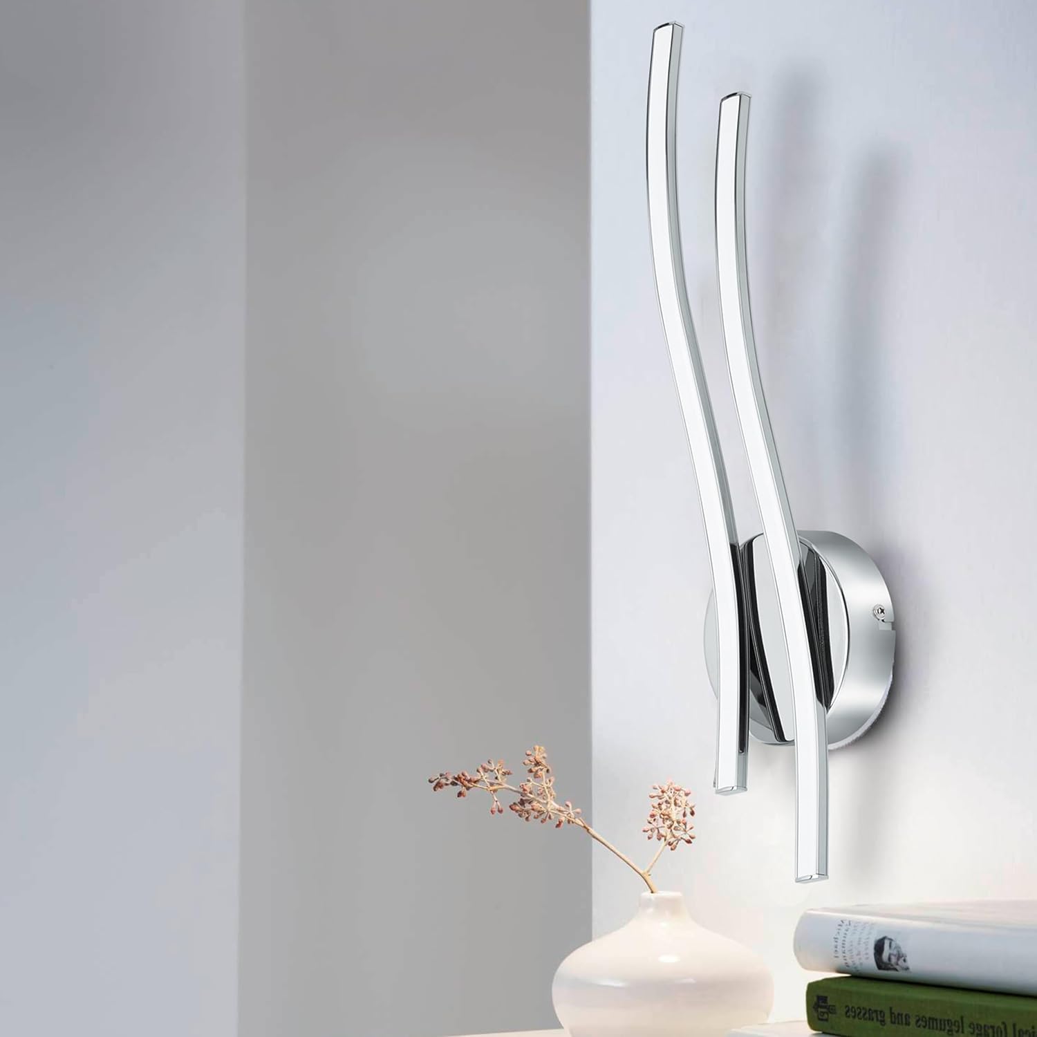 Eglo LED Lampada da Parete Valmora 2 Luci, Cromo - immagine 2