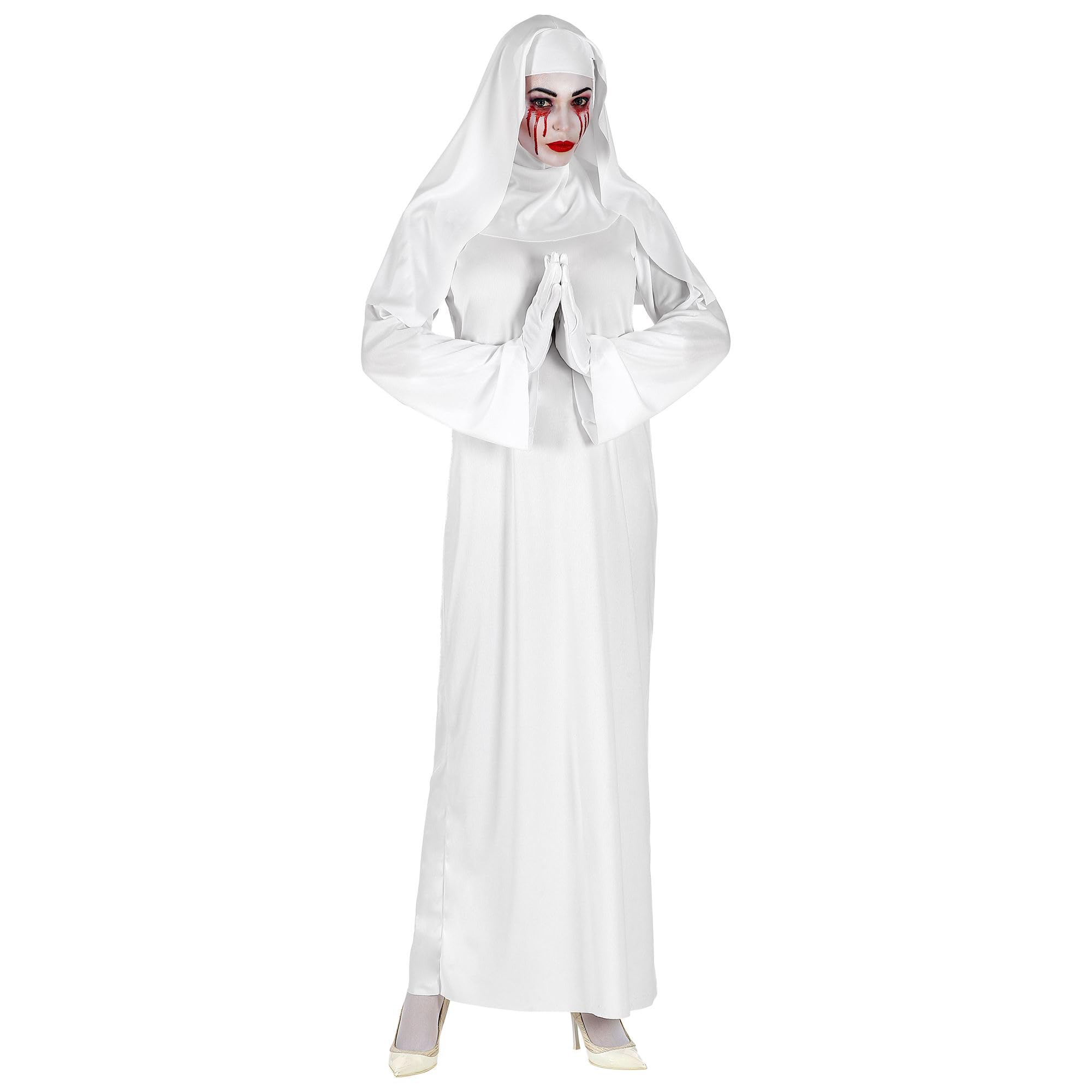 W WIDMANN MILANO Party Fashion - costume suora fantasma, fantasma, suora horror, Halloween, costumi in maschera