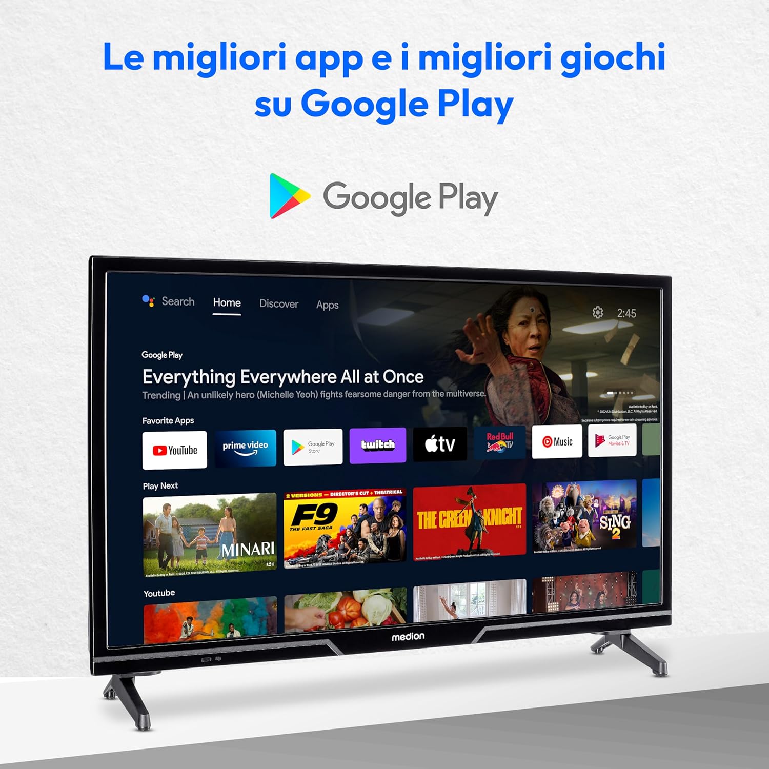 Medion TV 24 pollici HD Smart TV - immagine 4