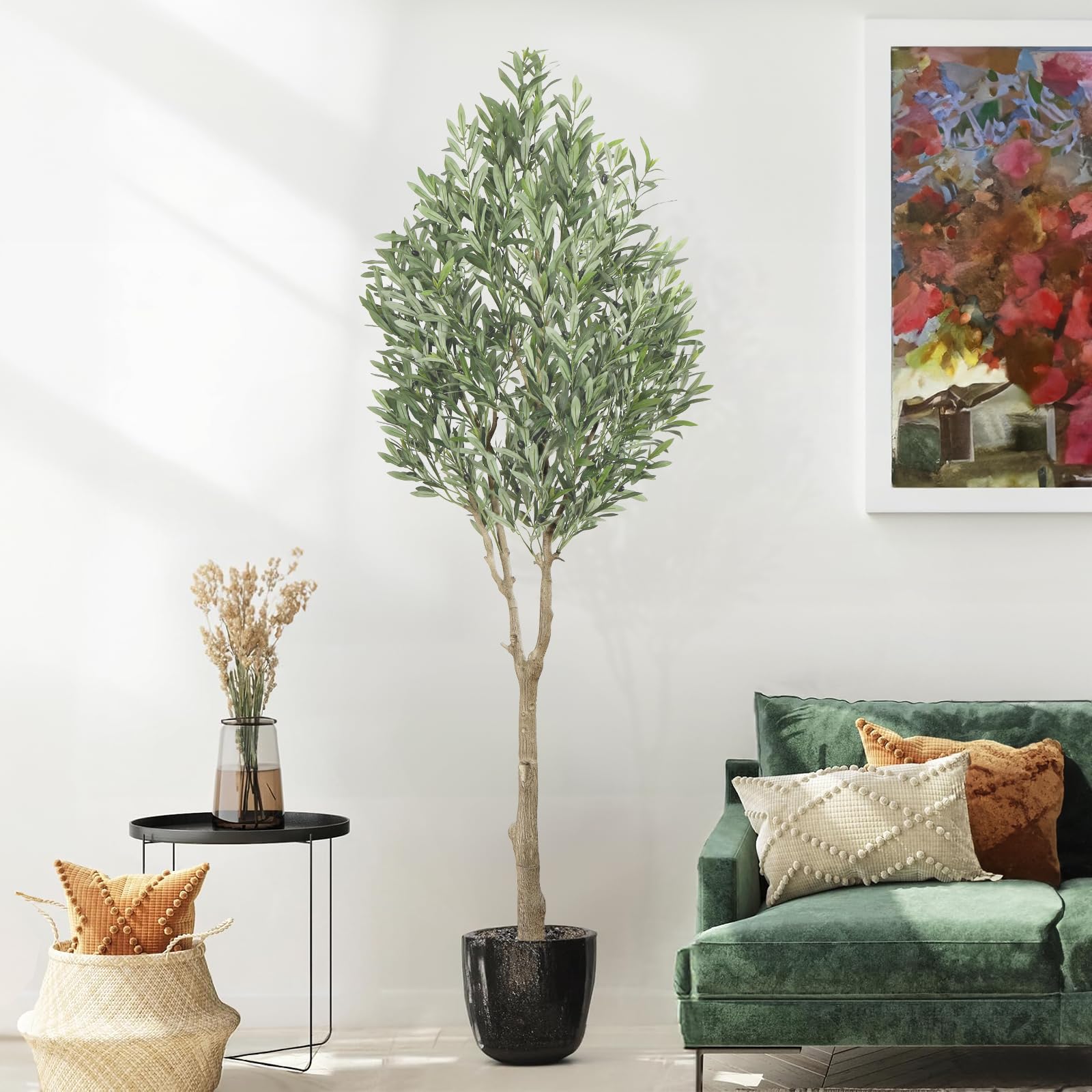 Oc'leaf Olivo Artificiale 210cm - Pianta Finta da Interno