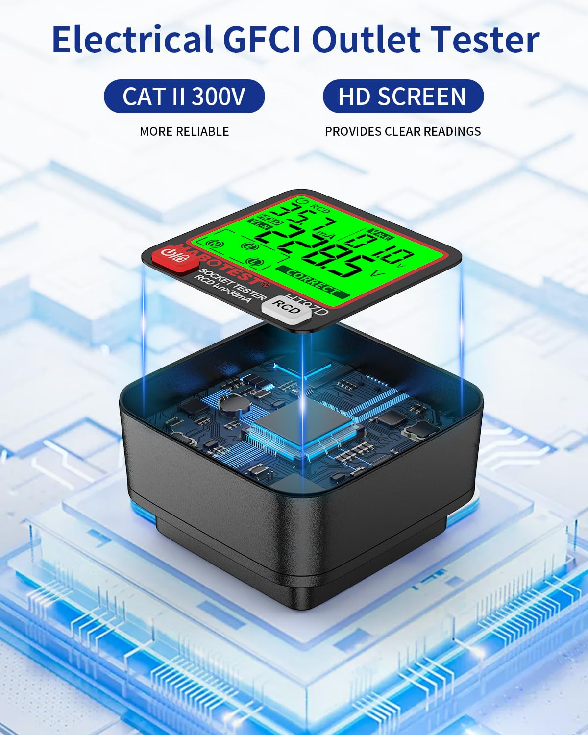 Yojock Tester di Prese con Test RCD e Display LCD - immagine 6