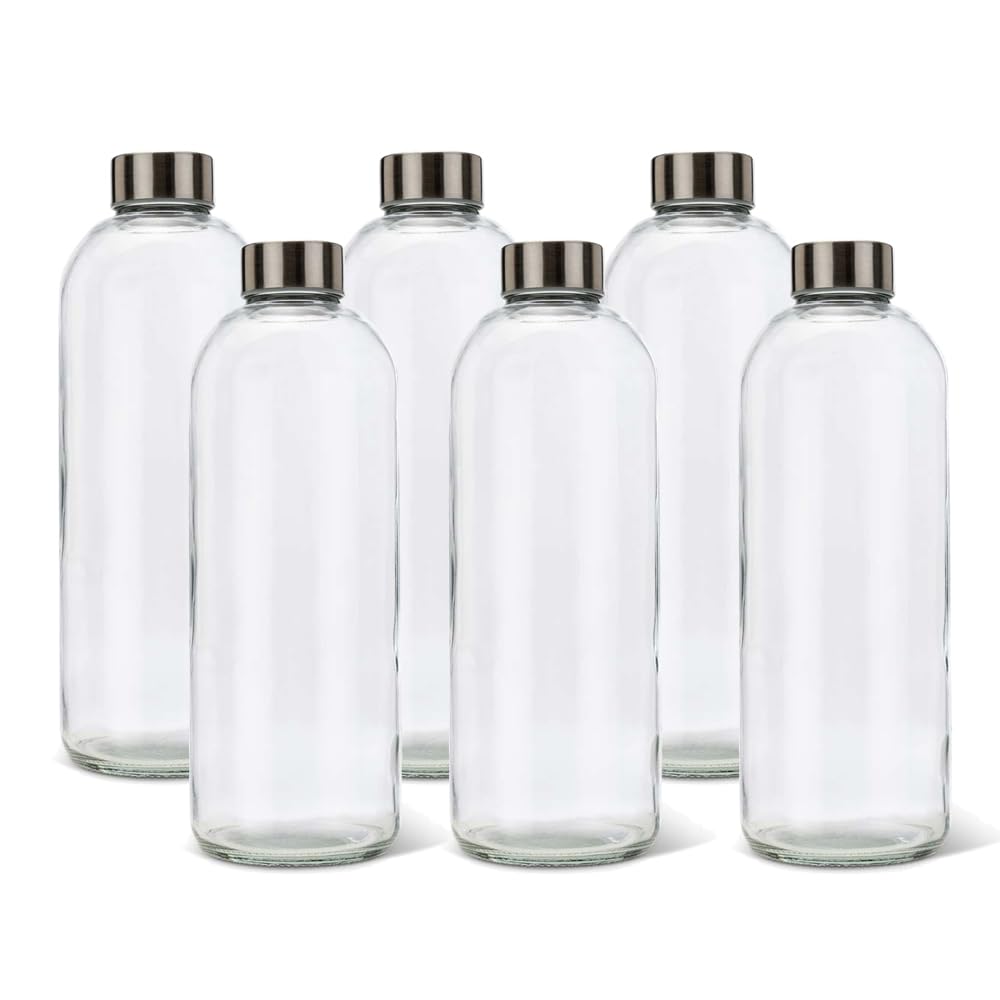 Brandprint Bottiglia in Vetro Eos 1 Lt - Set 6 pz