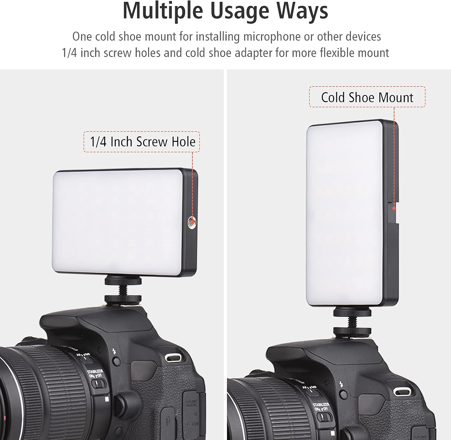 Andoer W140 RGB Video Light - Luce LED Portatile - immagine 7