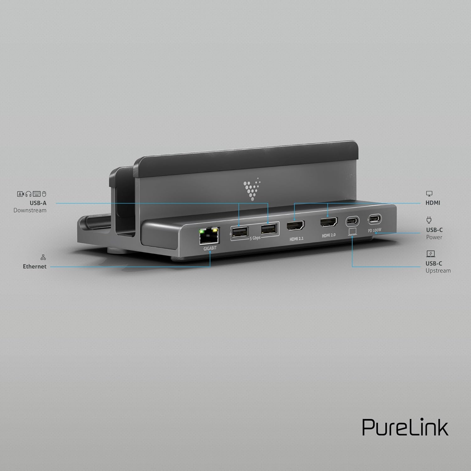 Vuelogic USB C Docking Station Doppio Schermo 7 in 1 - immagine 5