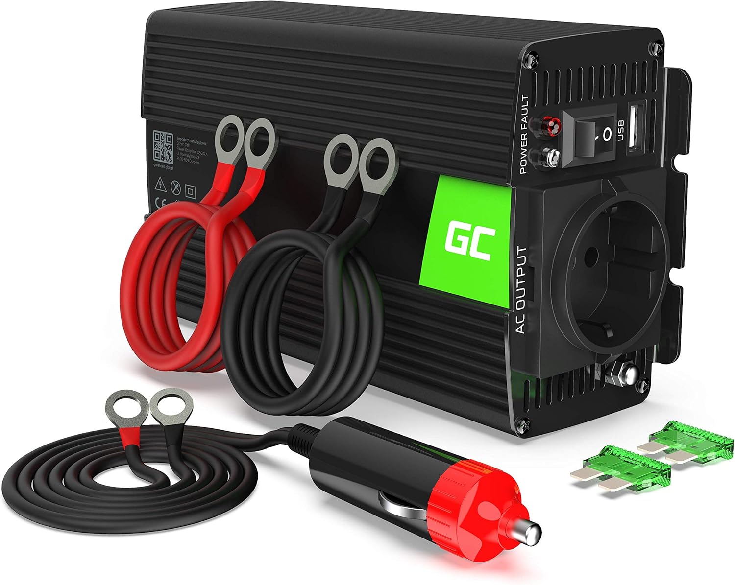 Green Cell® Inverter Onda Modificata 500W/1000W 24V 220V - immagine 1