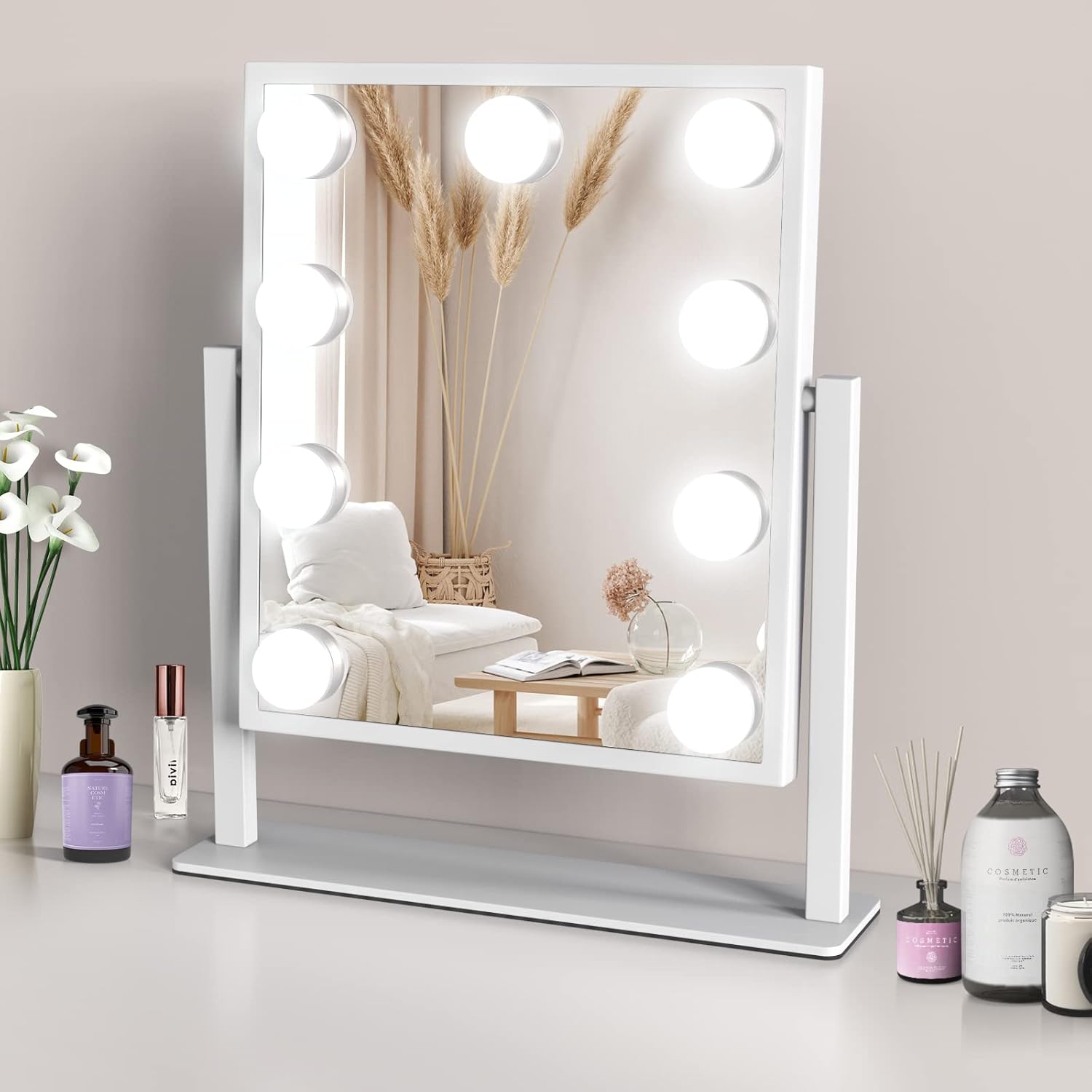 Turewell Hollywood - Specchio Trucco con Luci LED