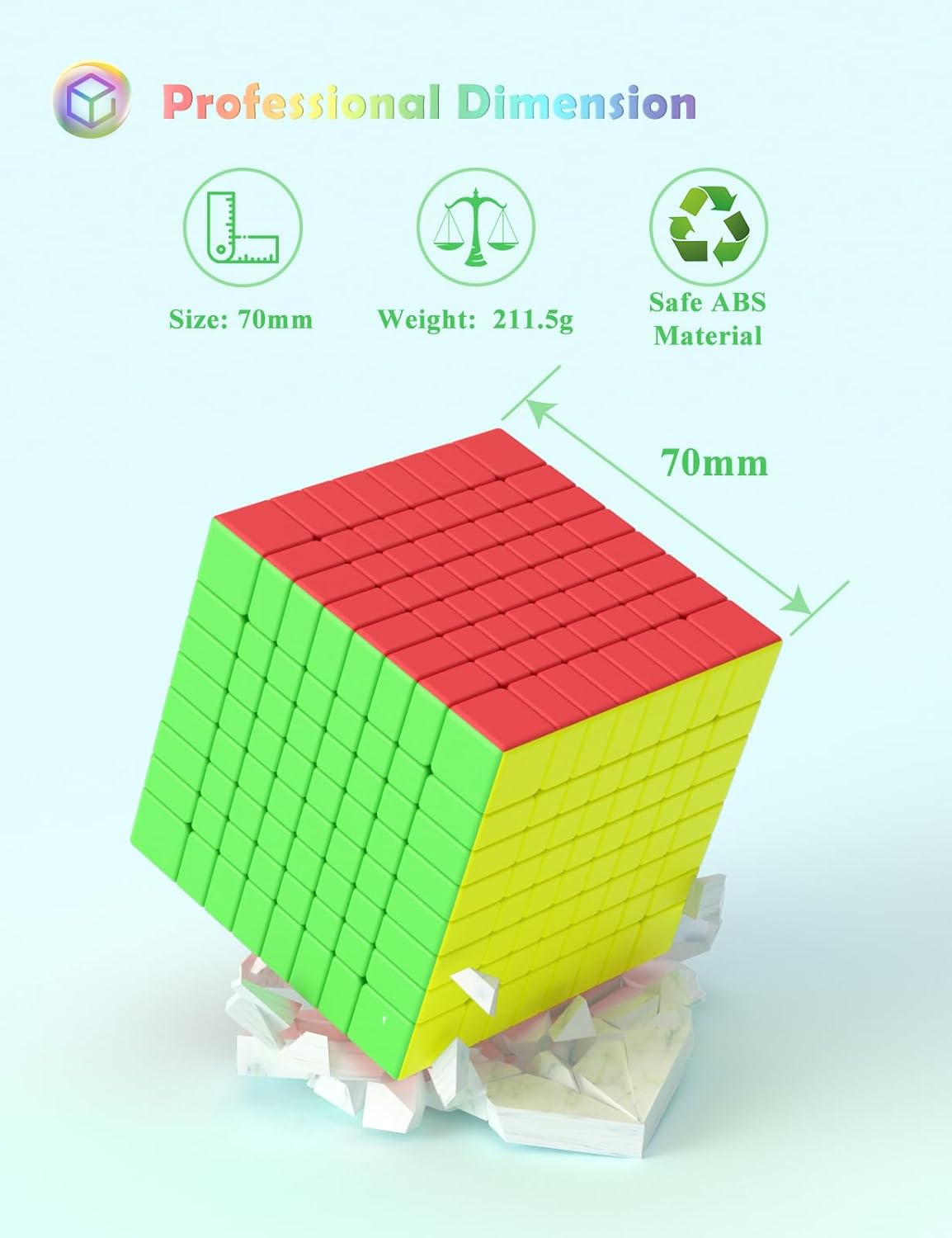 Roxenda Speed Cube 8x8x8 Stickerless - immagine 2