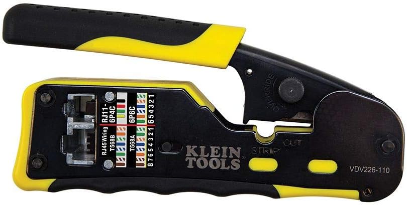 Klein Tools VDV226-110 Pass-Thru Modulare Crimper