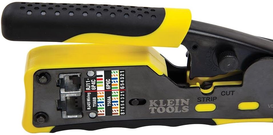 Klein Tools VDV226-110 Pass-Thru Modulare Crimper - immagine 10