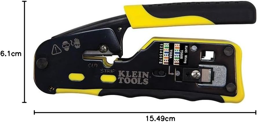 Klein Tools VDV226-110 Pass-Thru Modulare Crimper - immagine 12