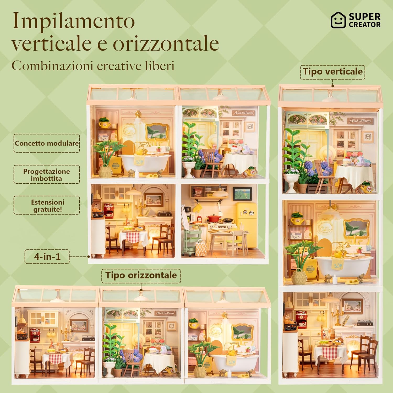 Rolife Super Creator - Kit Miniatura Fai da Te - immagine 5