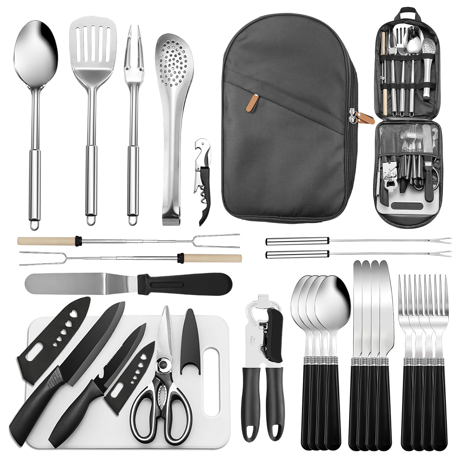 Accessori Cucina da Campeggio 27Pcs