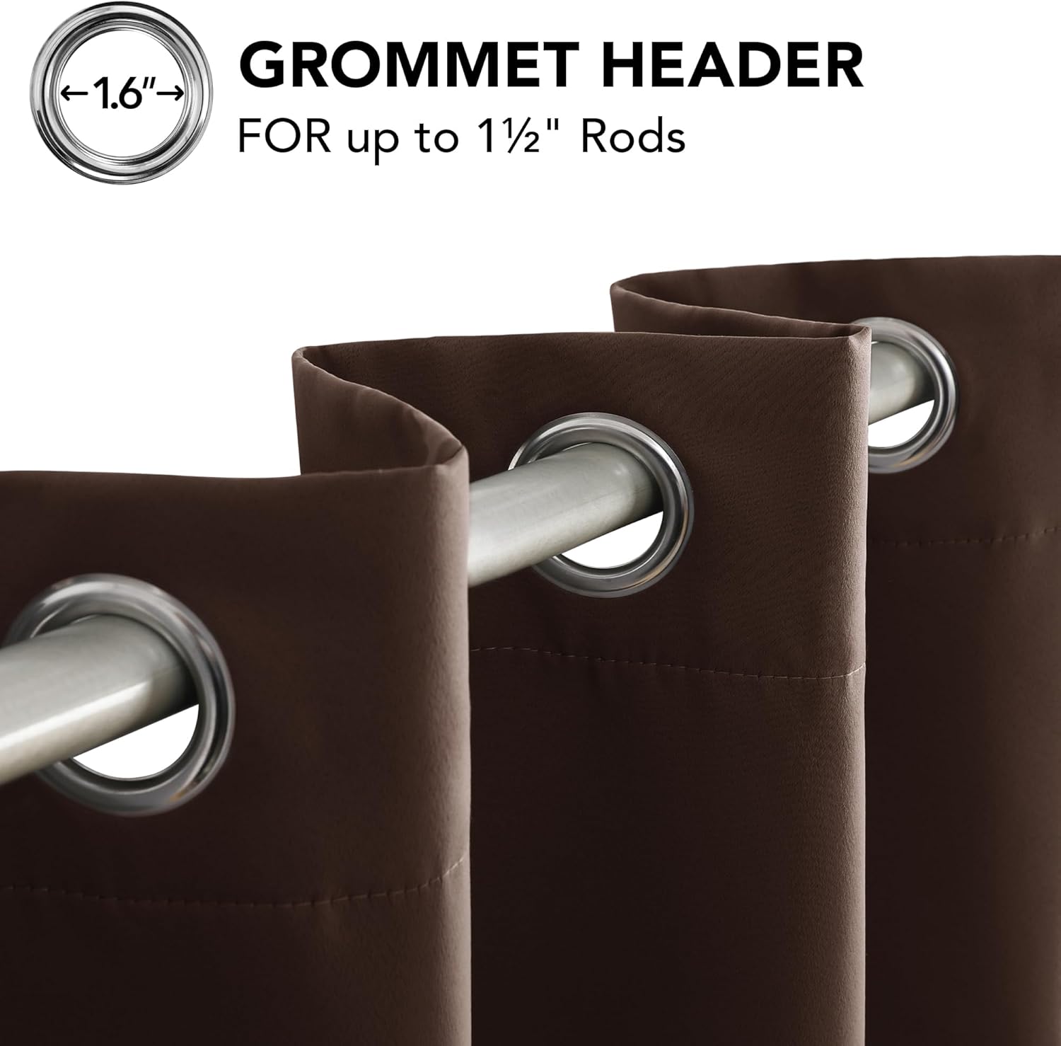 Deconovo Tende Oscuranti Termiche 140x290 CM - 2 Pezzi - immagine 8