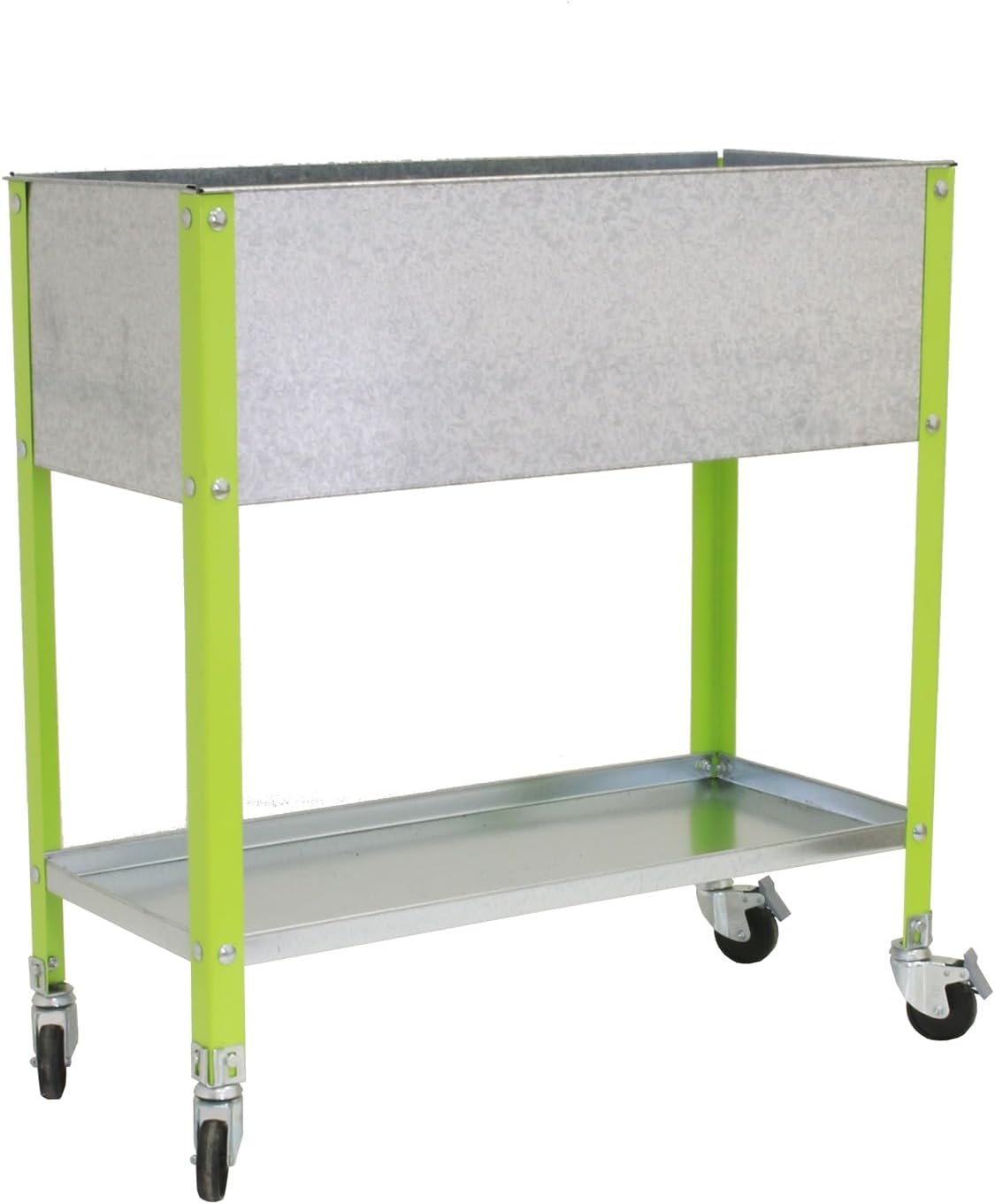 Orto urban Simongarden Urban Top con ruote 1200 x 400 Verde/Galva