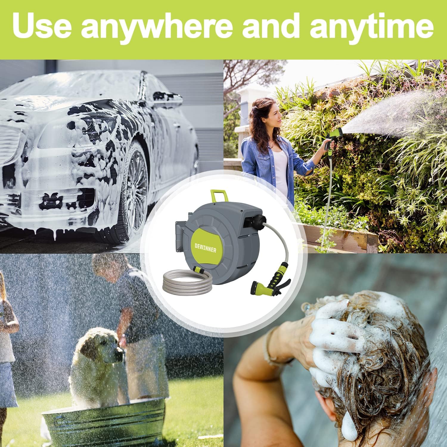 Dewinner Avvolgitubo Irrigazione Automatico 25+2m - immagine 4