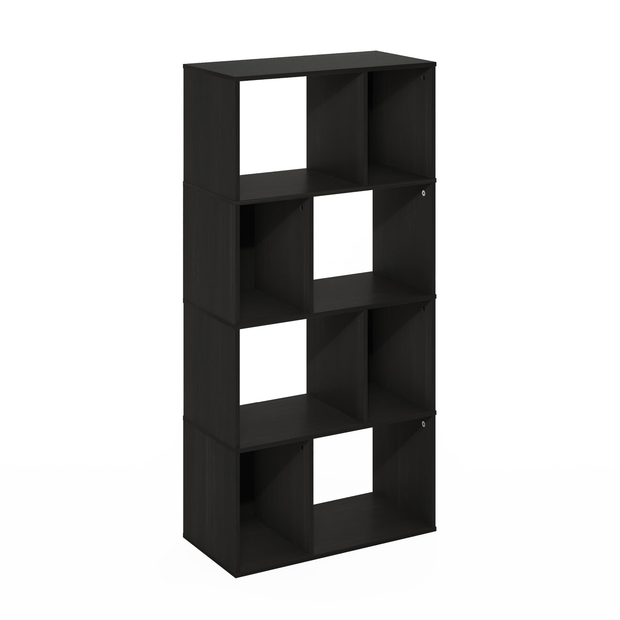 Furinno Daly Libreria a Cubi Irregolari 8 Cubi, Espresso