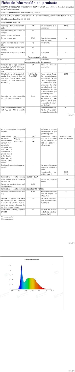 Applique da Parete Interno/Esterno 24W (4 Pezzi) - immagine 9