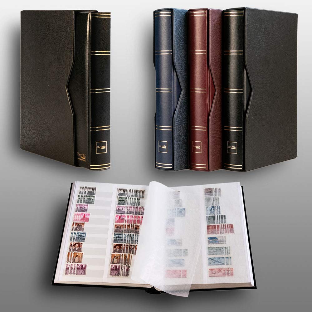 Prophila Leuchtturm classificatori 60 Pagina Bianco DIVIDIDA con Cofanetto Nero