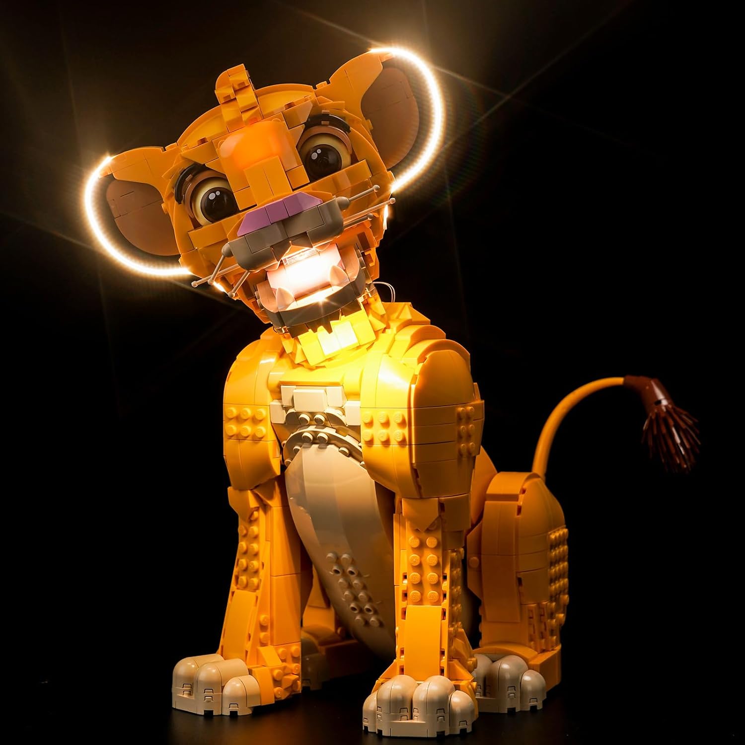 Brickbling Kit Luce Telecomando per Lego Young Simba Il Re Leone - immagine 2