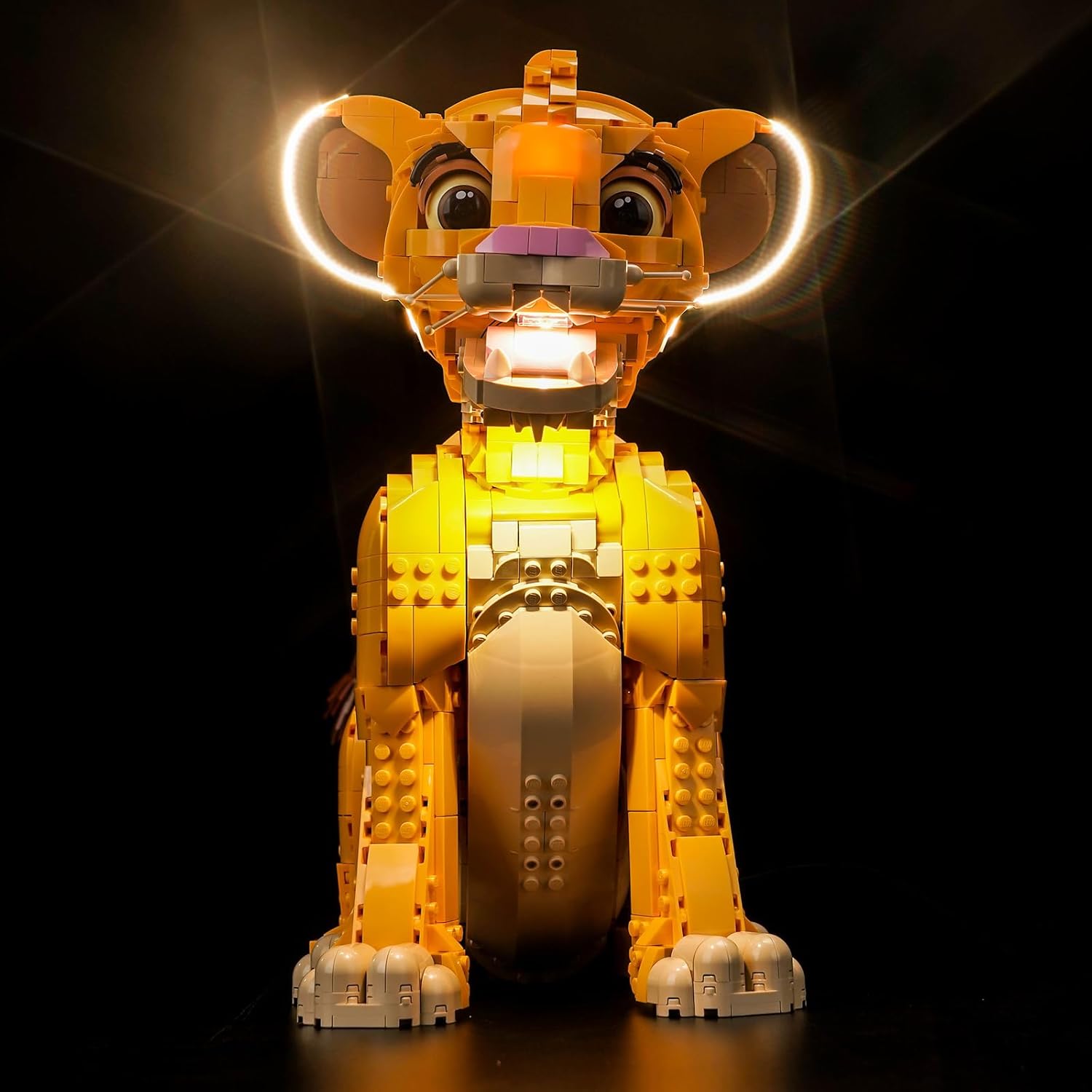Brickbling Kit Luce Telecomando per Lego Young Simba Il Re Leone - immagine 3