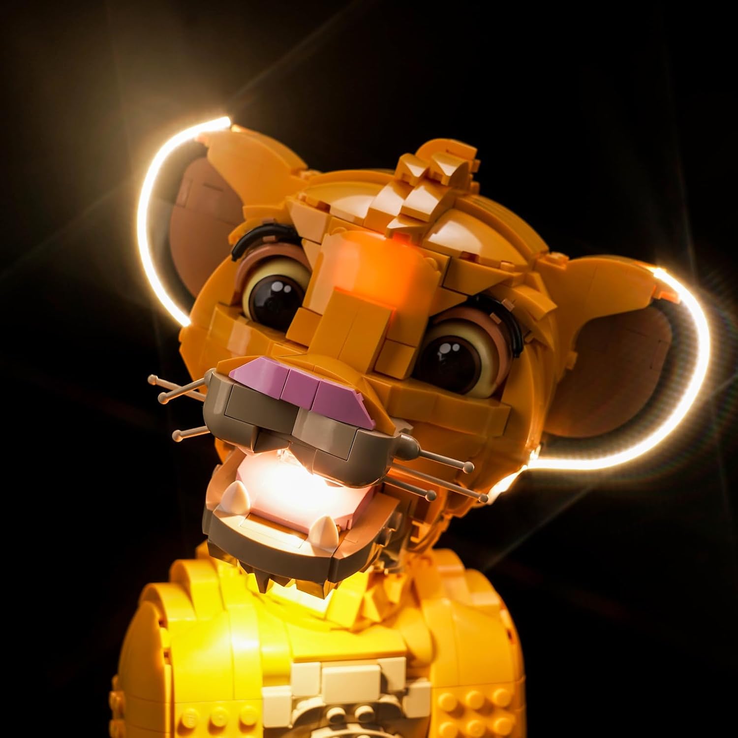 Brickbling Kit Luce Telecomando per Lego Young Simba Il Re Leone - immagine 4