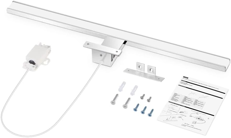 Erwey Lampada da Specchio LED 8W 60cm IP44 - immagine 8