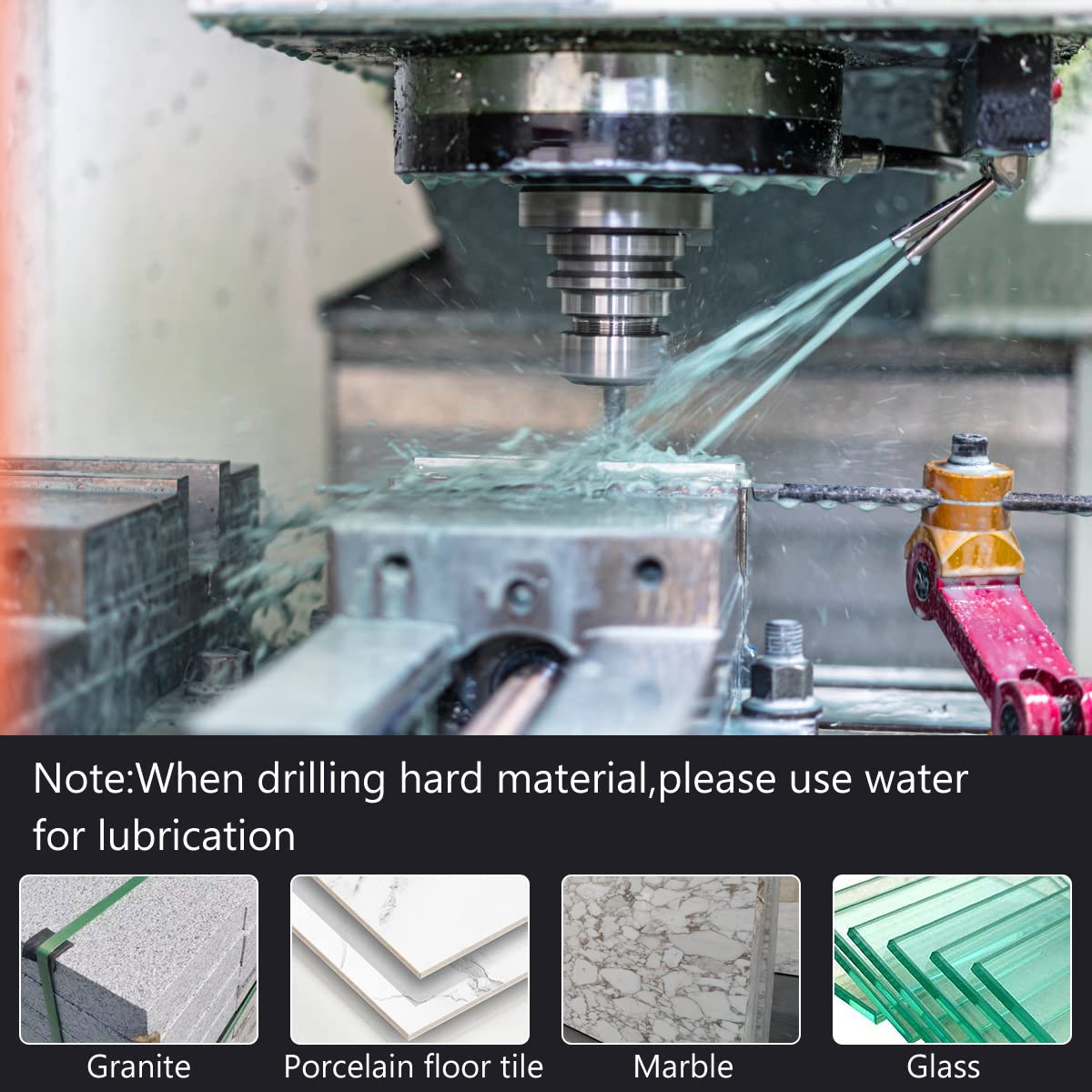 Flintronic Punte Trapano Gres Porcellanato 6 Pezzi - immagine 4