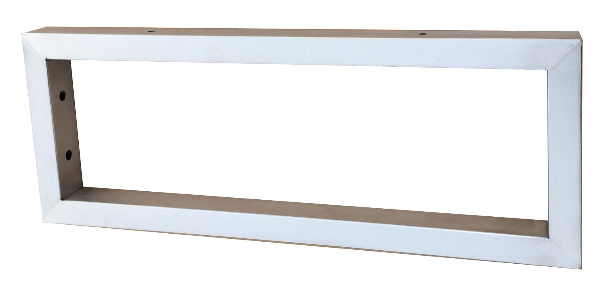 Sunload - Consolle per lavabo, in acciaio inox spazzolato (400 x 150 mm)