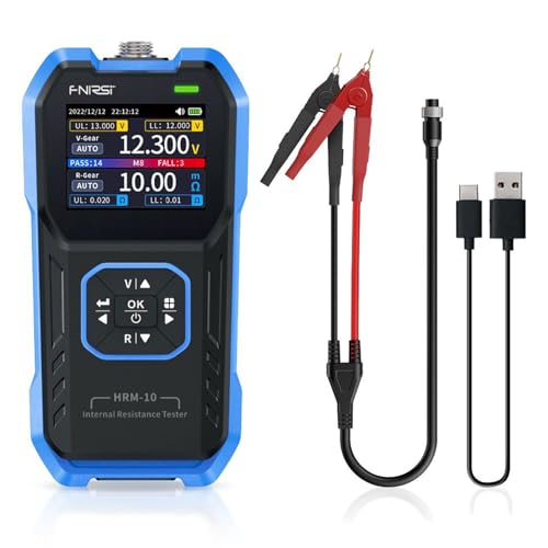 Tester di Resistenza Interna e Tensione Batteria 100V 200Ω