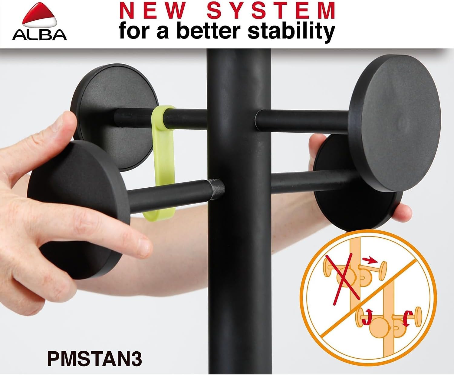 ALBA, Appendiabiti, Nero (Schwarz) - immagine 5