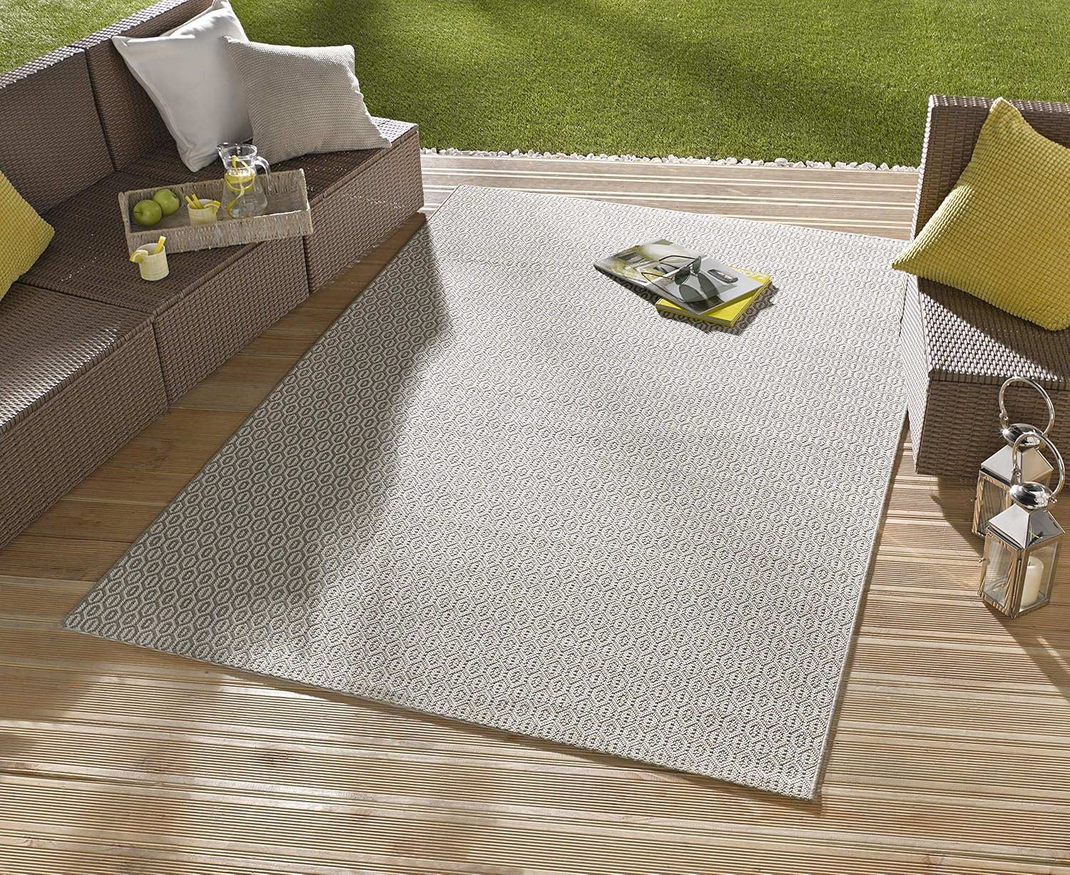 Northrugs Tappeto Interni/Esterni 140x200 cm, Grigio