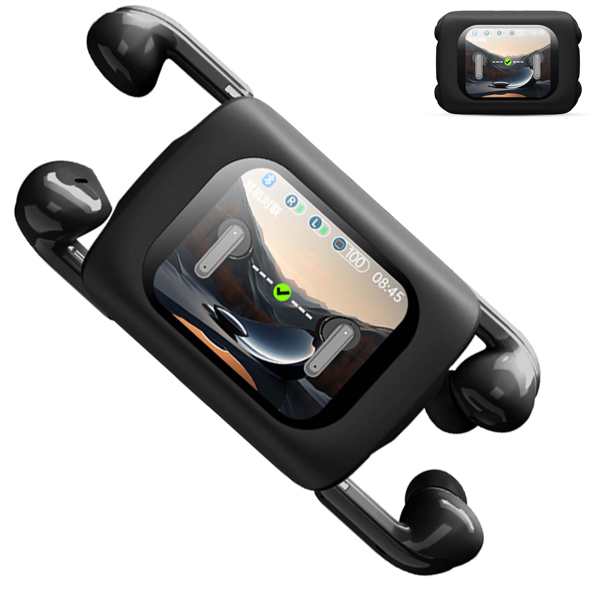 Cuffie Bluetooth In-Ear con Smart ANC, Nero