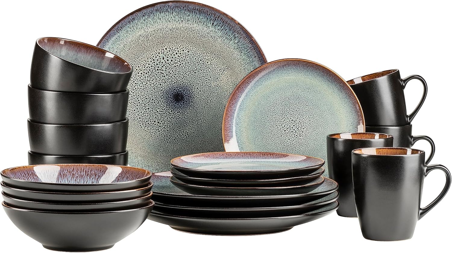 Mäser 934100 - Set Stoviglie in Ceramica 20 Pezzi