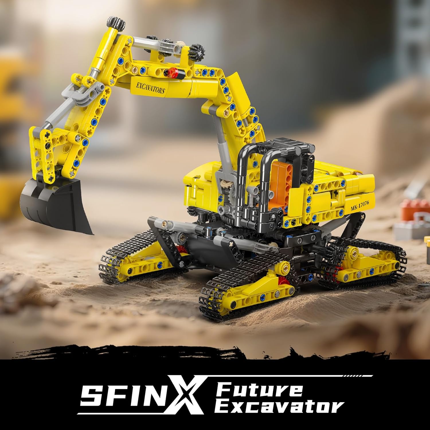 Mould King 17076 Tecnica Escavatore Cingolato - immagine 2