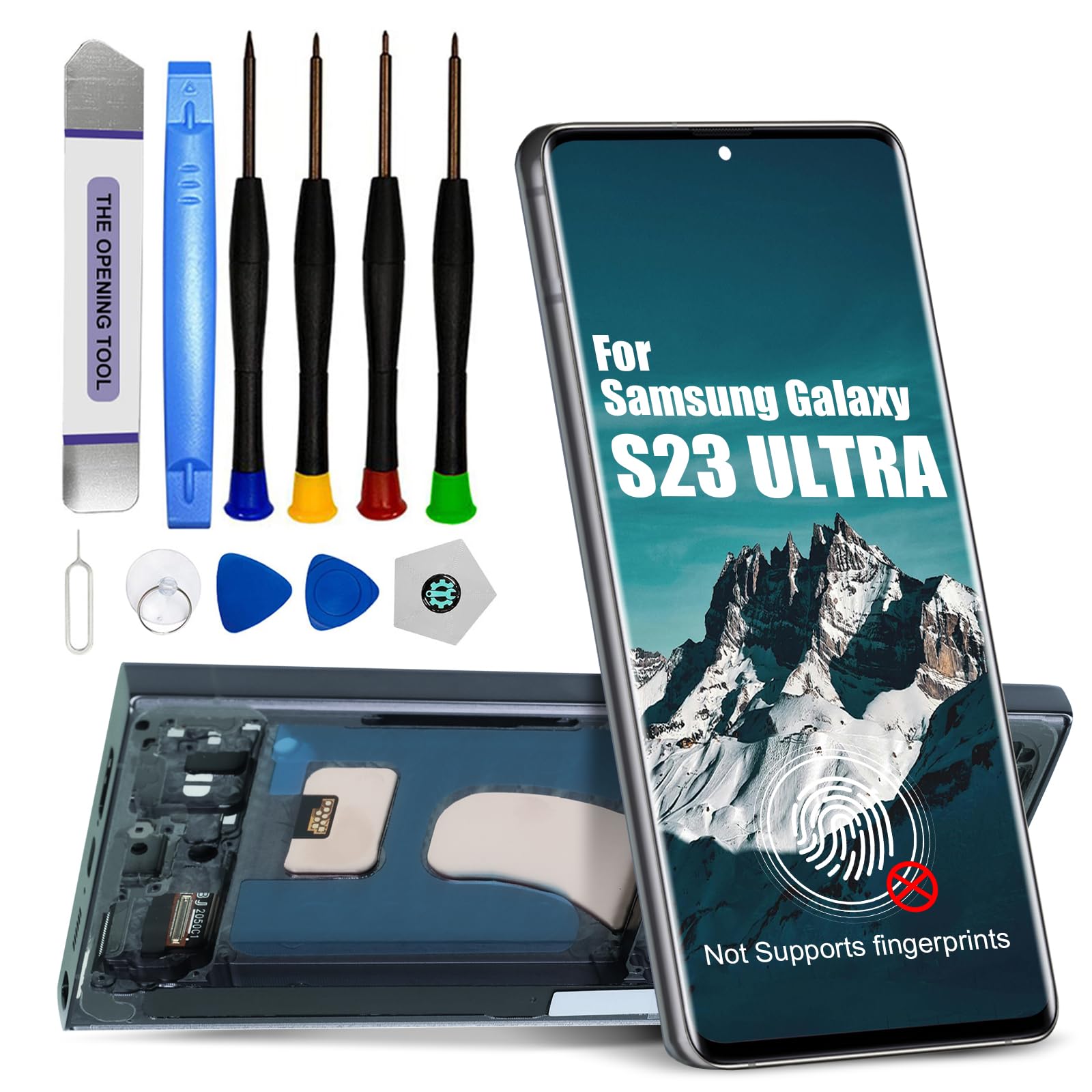 DTD Display Ricambio per Samsung Galaxy S23 Ultra LCD